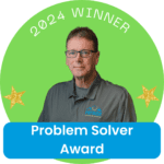 Van Hall receives the Problem Solver Award for his ability to tackle challenges head-on, ensuring homes are safe and clients receive the best service possible.