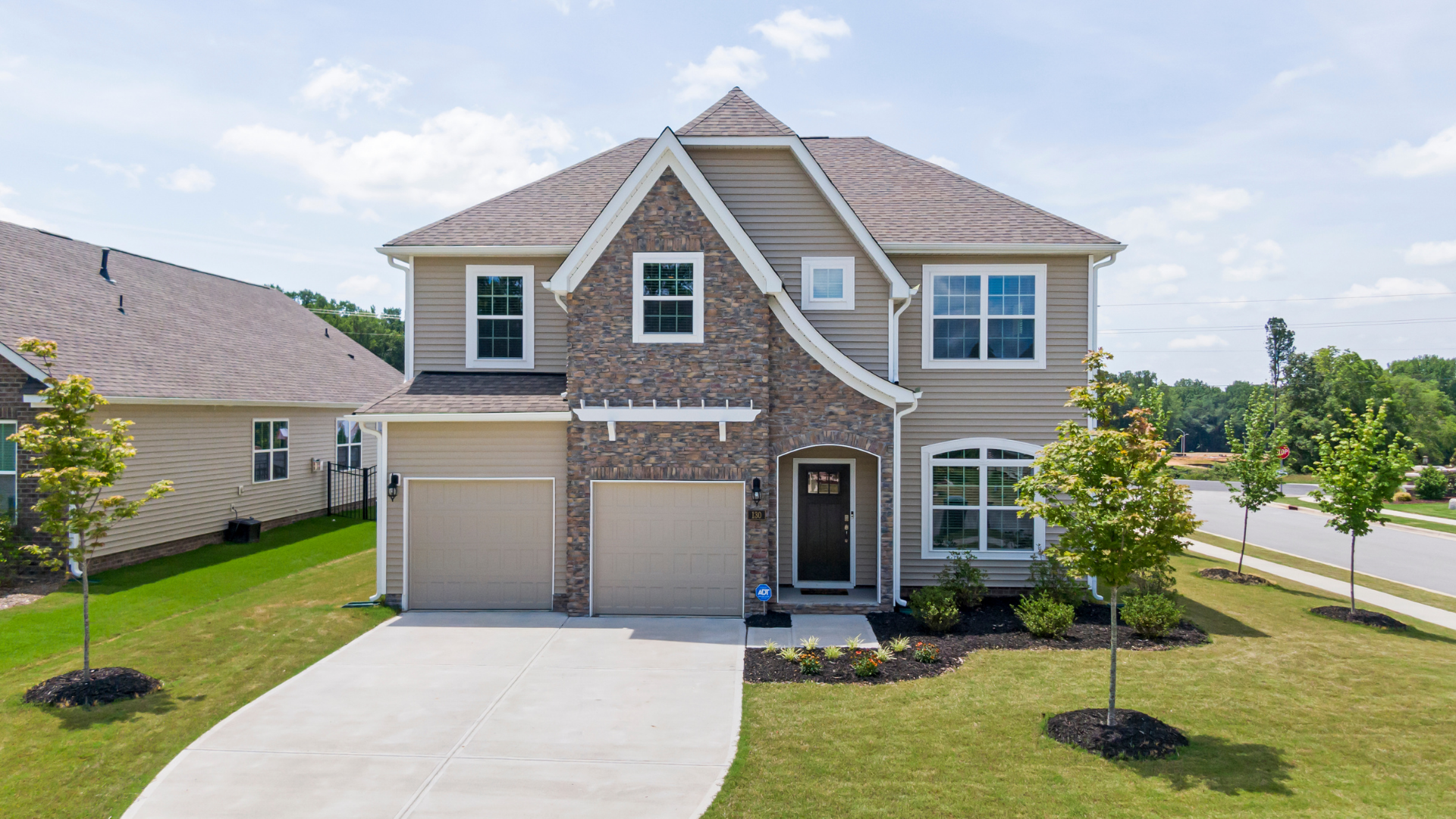 Stock photo of a two story house