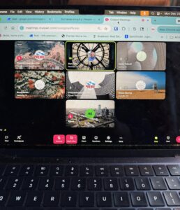 Screen of Monday Motivation Call Participation