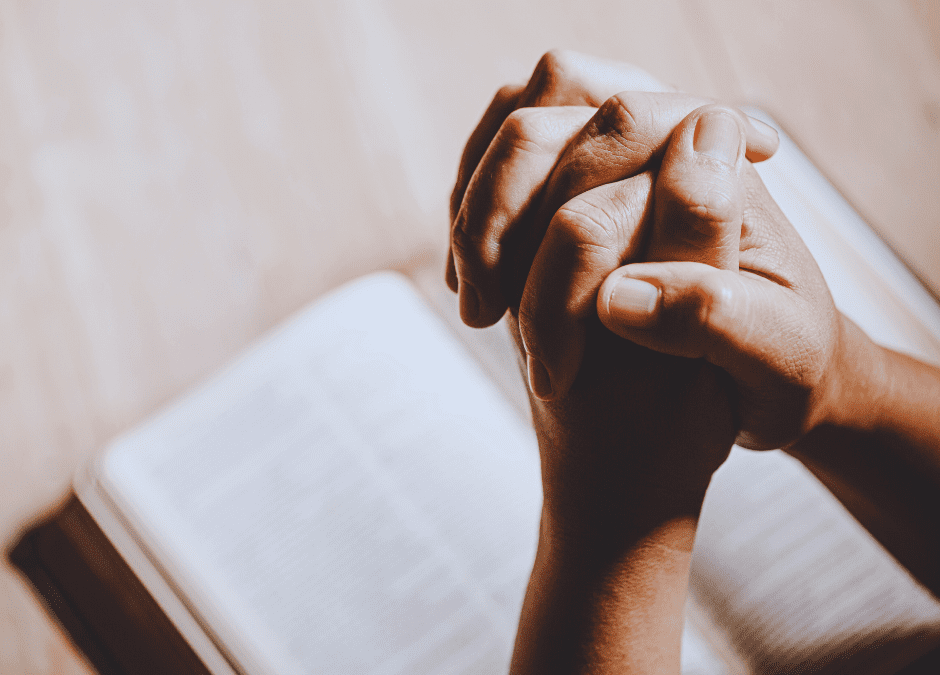 Praying hands for our Monday Motivation Call